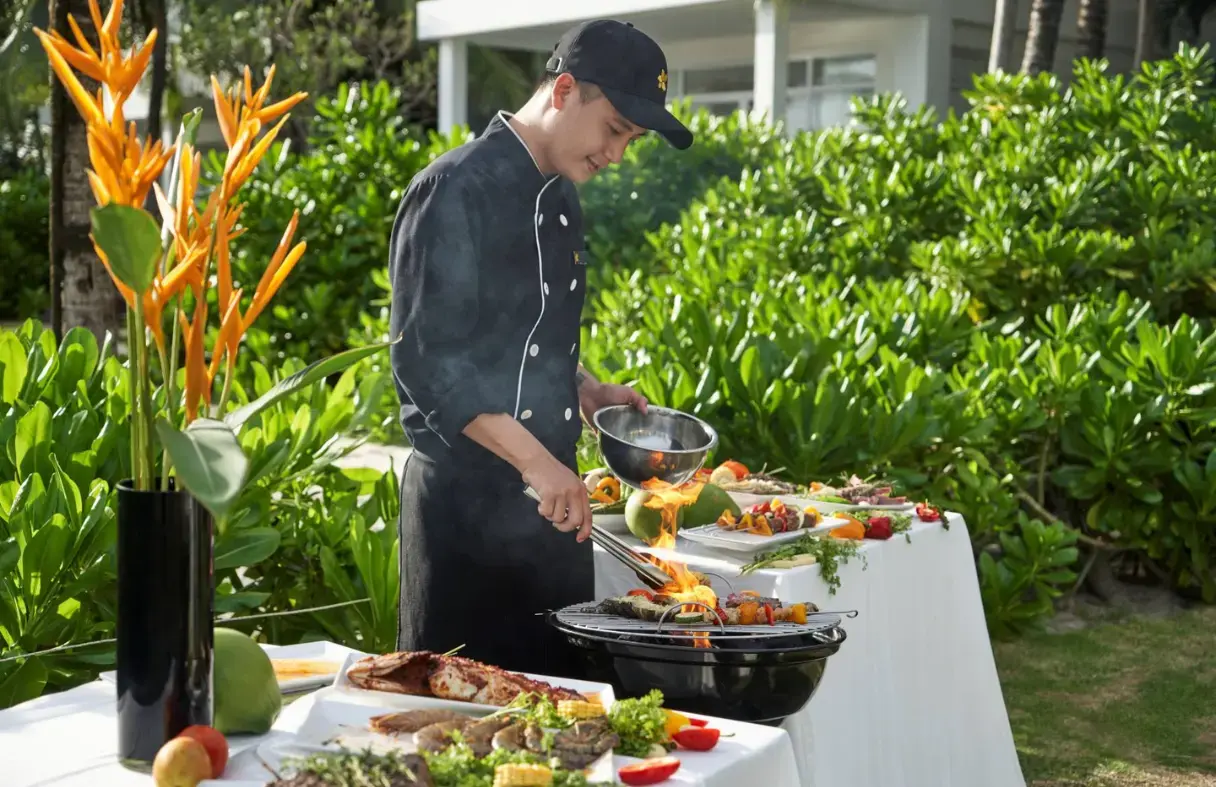 Koaniva tư vấn villa Đà Nẵng làm tiệc BBQ theo nhu cầu thực tế