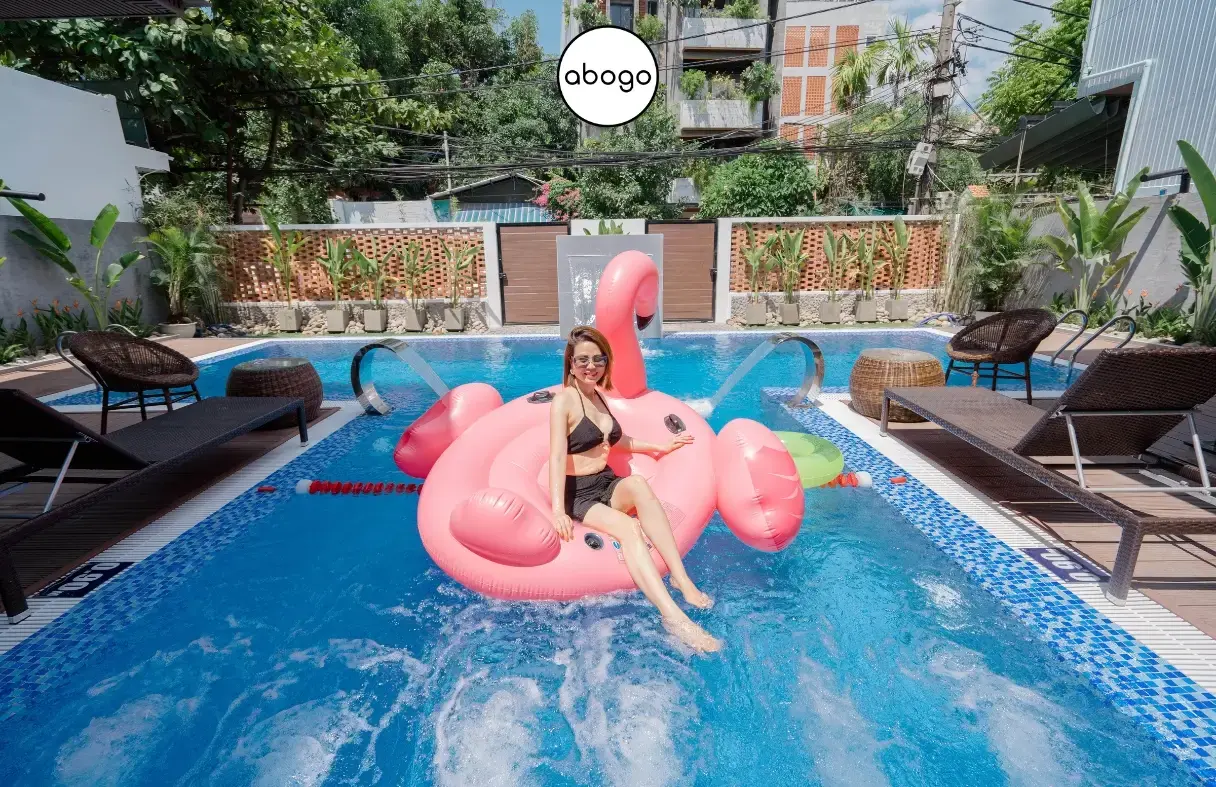 Sân vườn và khu BBQ ngoài trời tại Amy Villa Đà Nẵng - Luxury 10PN