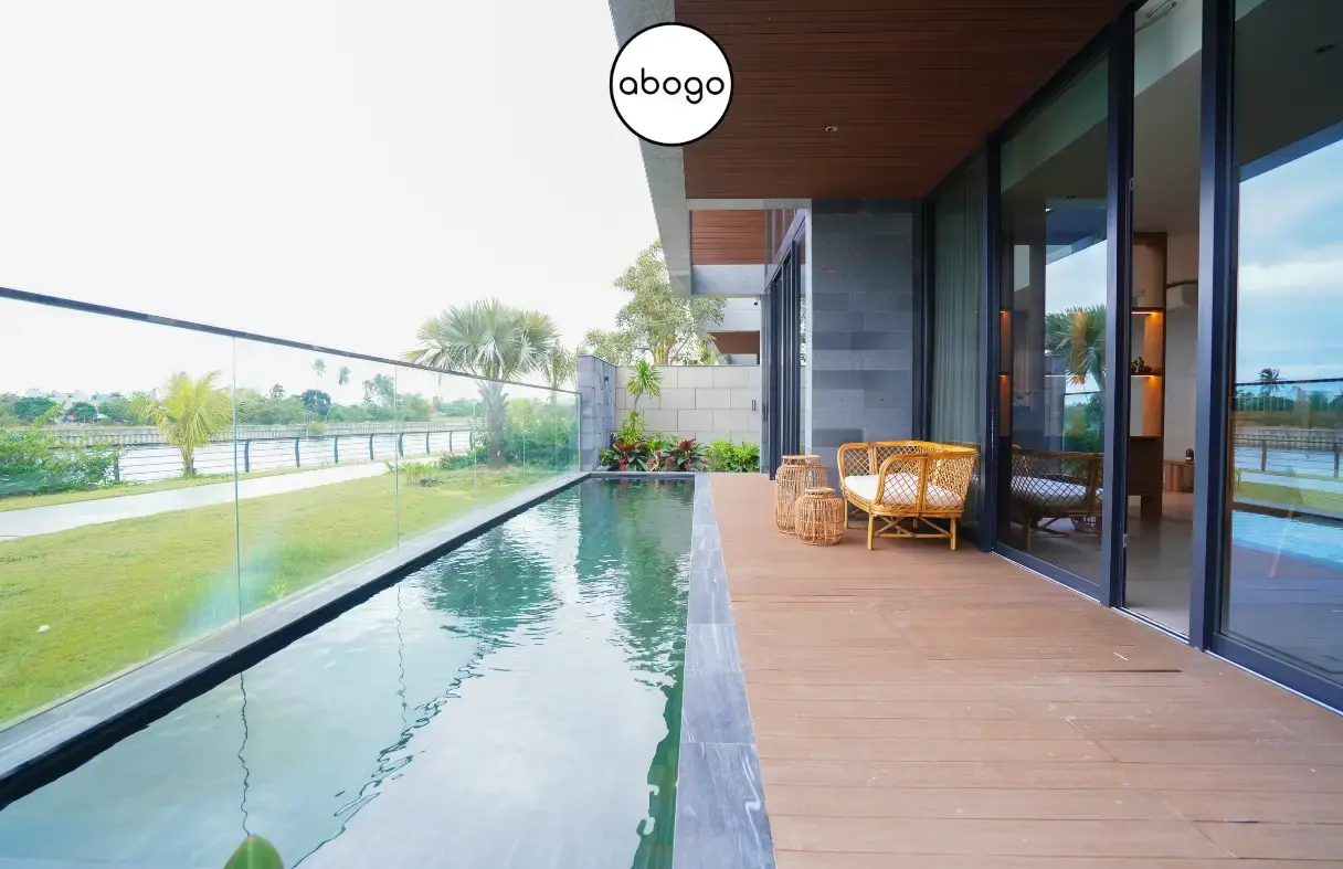 Hồ bơi riêng trong nhà tại Icity Oneriver Luxury Villa Đà Nẵng