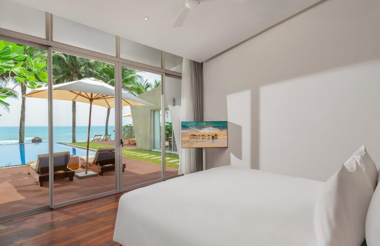 Naman Retreat villa in Da Nang featuring unique bamboo architecture