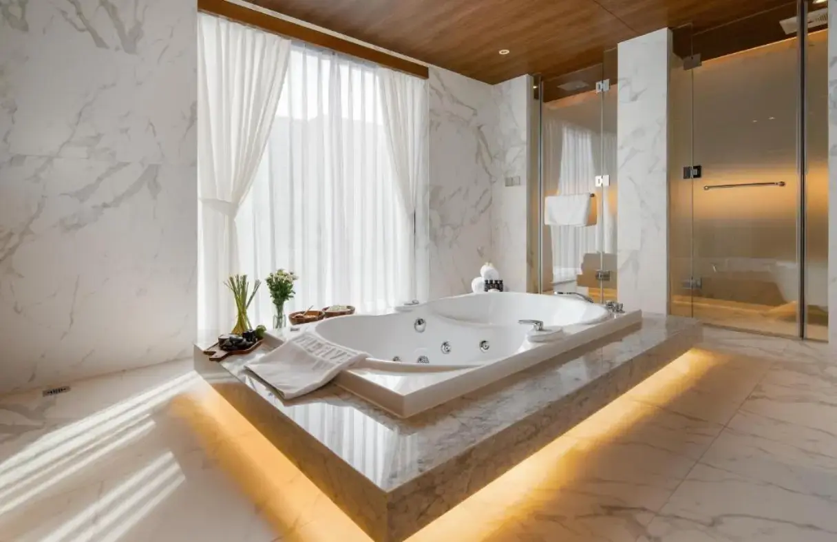 Phòng tắm sang trọng tại The Five Villas & Resort Danang