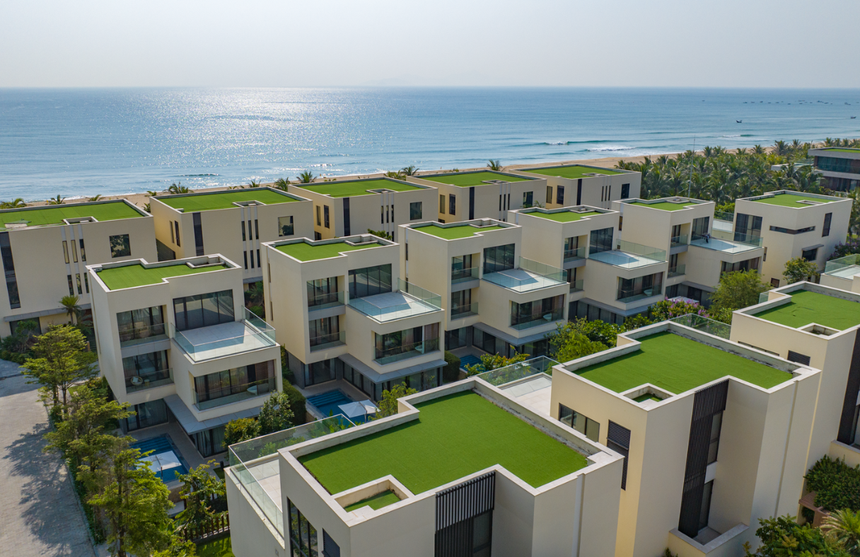 Toàn cảnh The Five Villas & Resort Danang nhìn từ trên cao