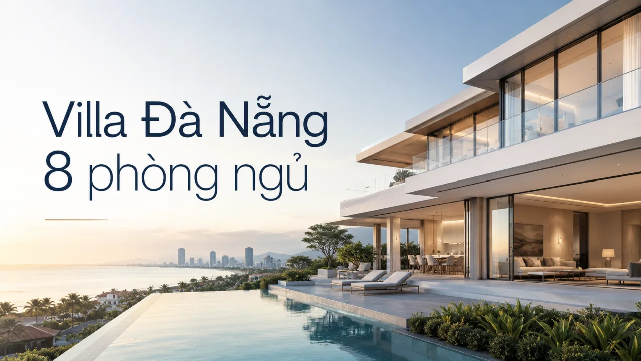 Thuê villa Đà Nẵng 8 phòng ngủ: Giá, review và kinh nghiệm chọn villa đẹp cho đoàn đông