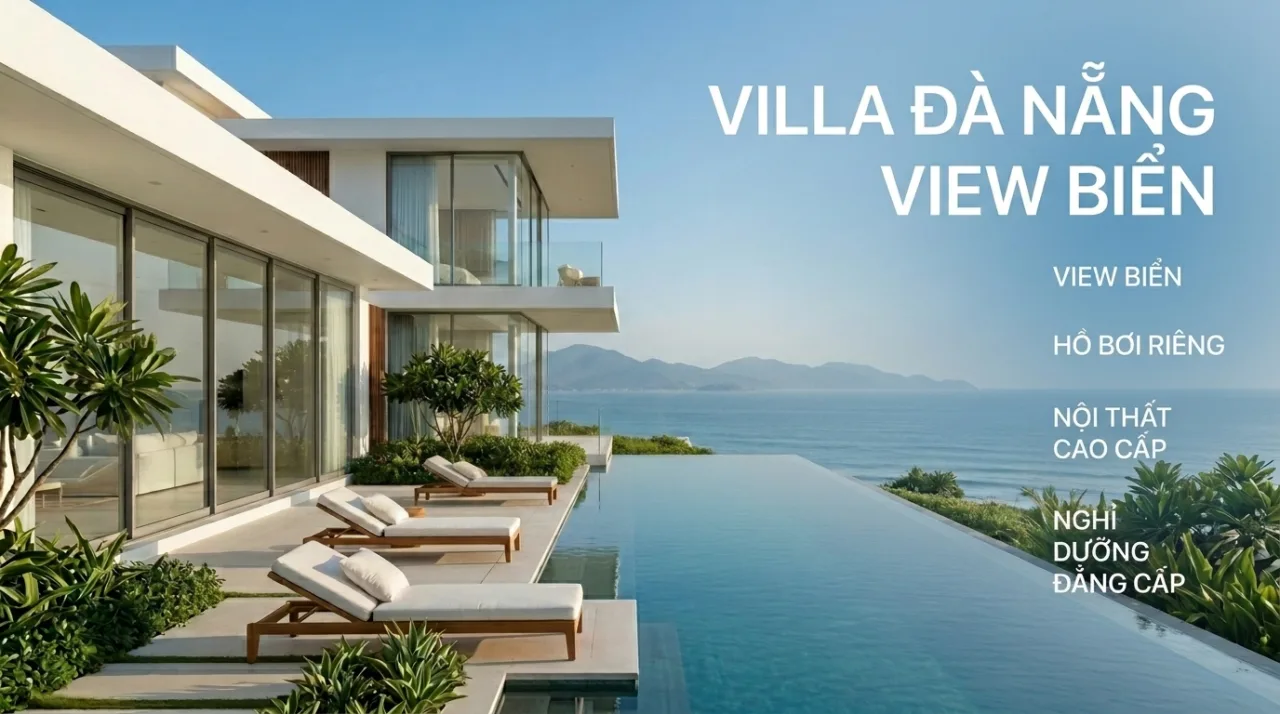 Thuê villa Đà Nẵng view biển | Giá villa, review & kinh nghiệm đặt phòng