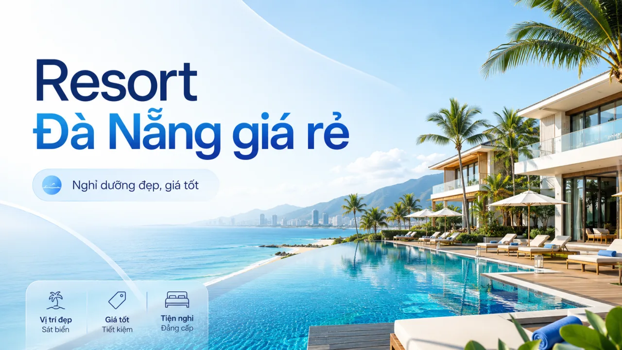 Resort Đà Nẵng giá rẻ: Cách chọn nơi nghỉ đẹp, tiết kiệm và đáng tiền cho chuyến đi của bạn