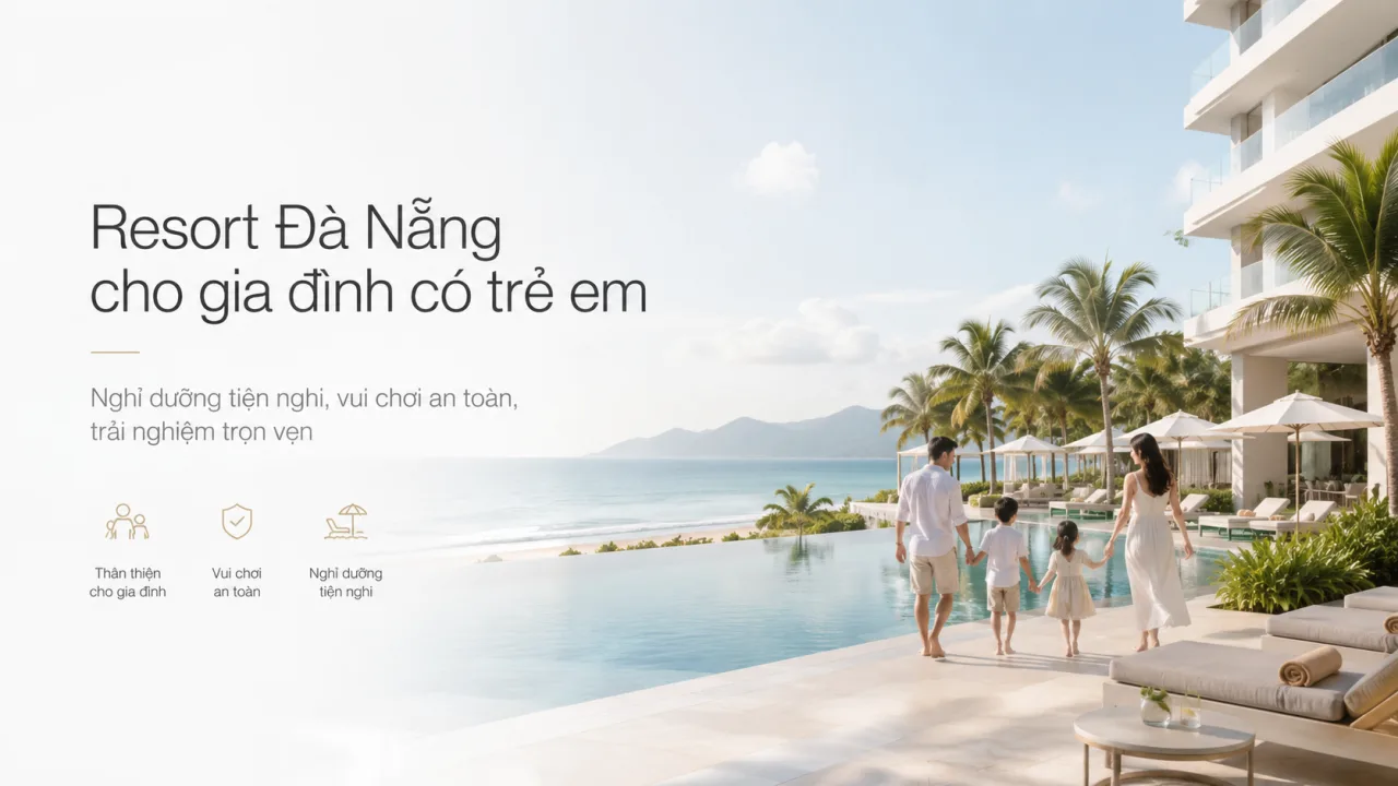 Resort Đà Nẵng có trẻ em: Cách chọn nơi nghỉ an toàn, vui vẻ và thật sự thảnh thơi cho cả gia đình