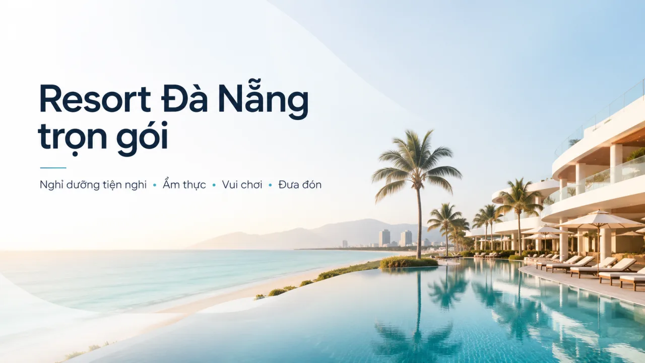 Resort Đà Nẵng trọn gói: Cách chọn kỳ nghỉ đúng nhu cầu, đúng ngân sách và kinh nghiệm chọn combo nghỉ dưỡng đáng tiền