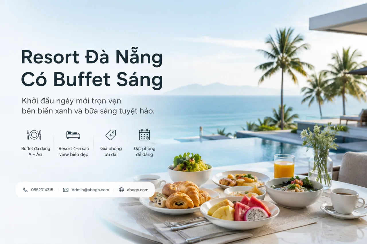 Resort Đà Nẵng Có Buffet Sáng | Review, Giá Phòng Và Kinh Nghiệm Đặt Resort Mới Nhất