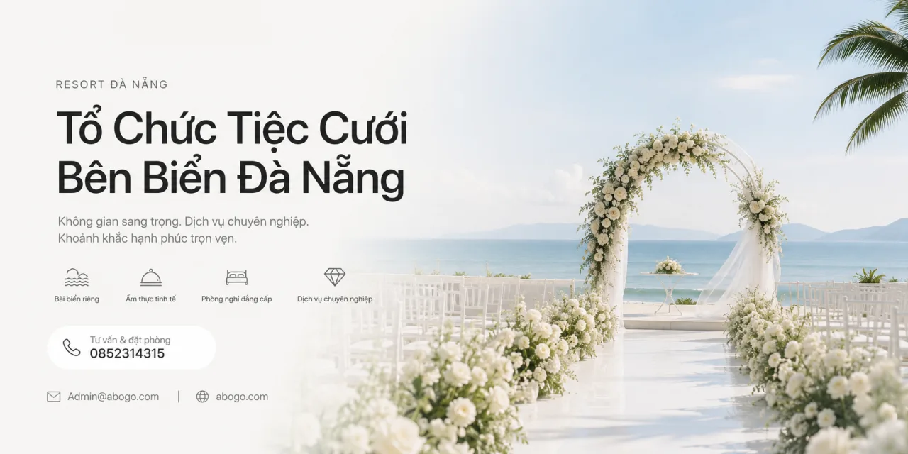 Resort Đà Nẵng Tổ Chức Tiệc Cưới – Không Gian Hoàn Hảo Cho Ngày Trọng Đại Bên Biển