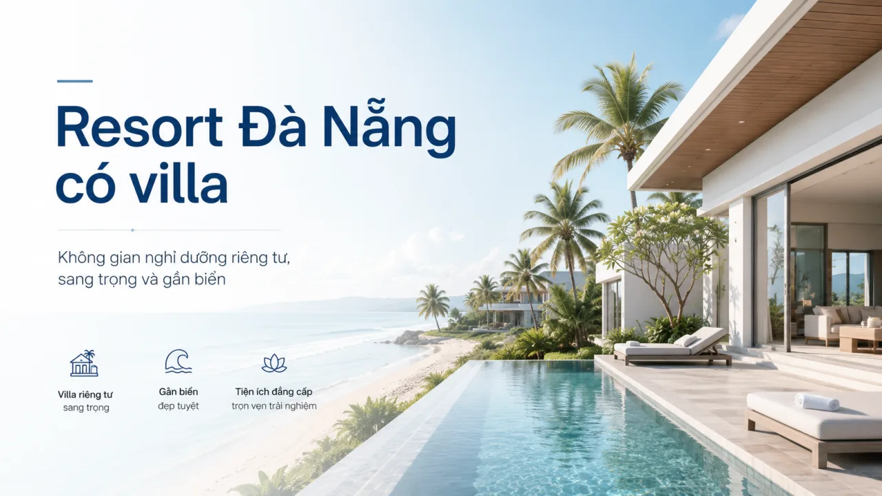 Resort Đà Nẵng có Villa: Gợi ý chọn nơi nghỉ riêng tư, đẹp và đáng tiền cho gia đình