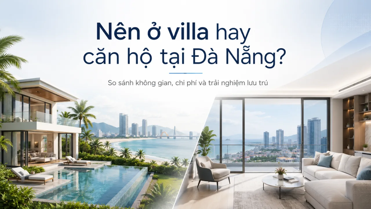 Nên ở villa hay căn hộ tại Đà Nẵng? Kinh nghiệm chọn nơi lưu trú phù hợp cho từng chuyến đi