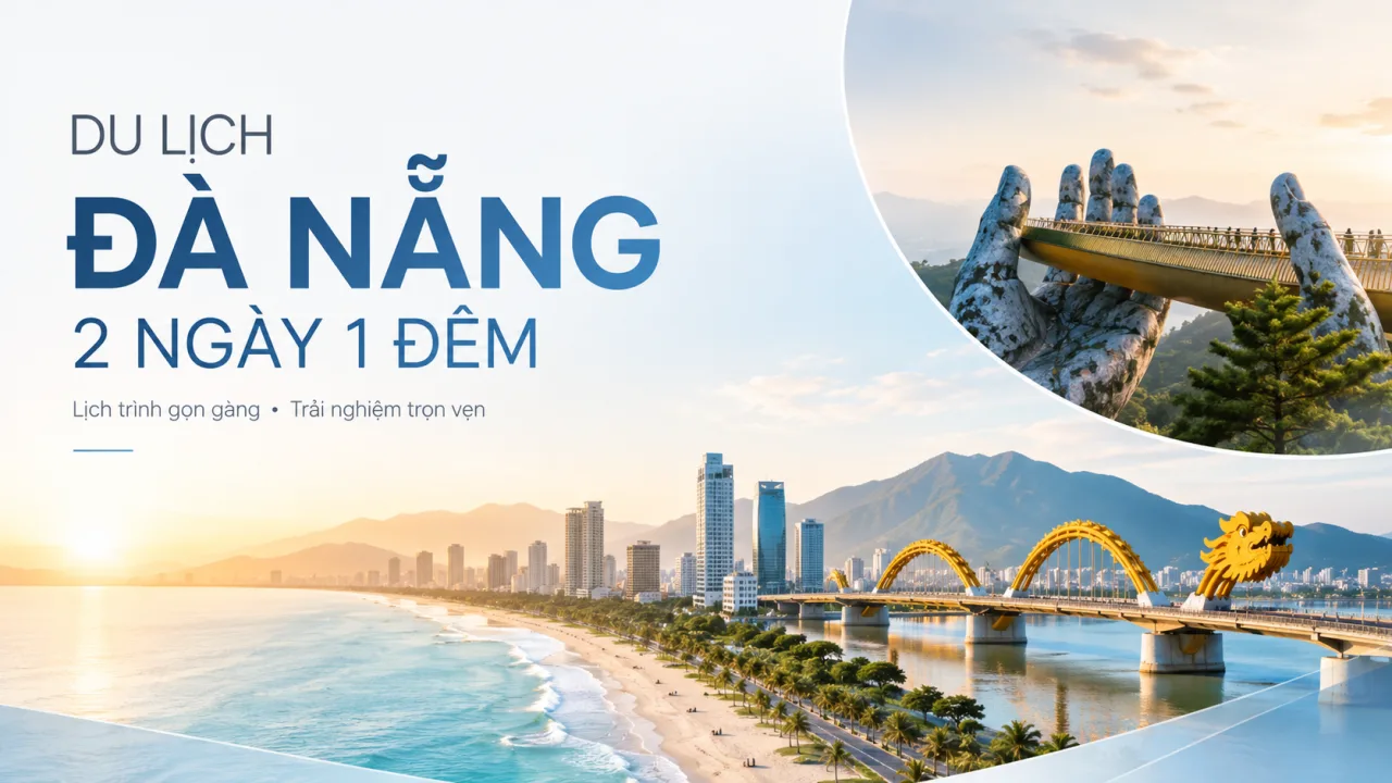 Du lịch Đà Nẵng 2 ngày 1 đêm: Lịch trình đẹp, gọn, tiết kiệm và đáng nhớ