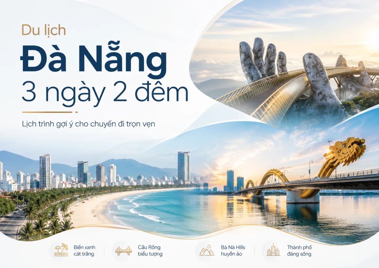 Du lịch Đà Nẵng 3 ngày 2 đêm: Lịch trình đẹp, dễ đi, tiết kiệm và trọn cảm xúc