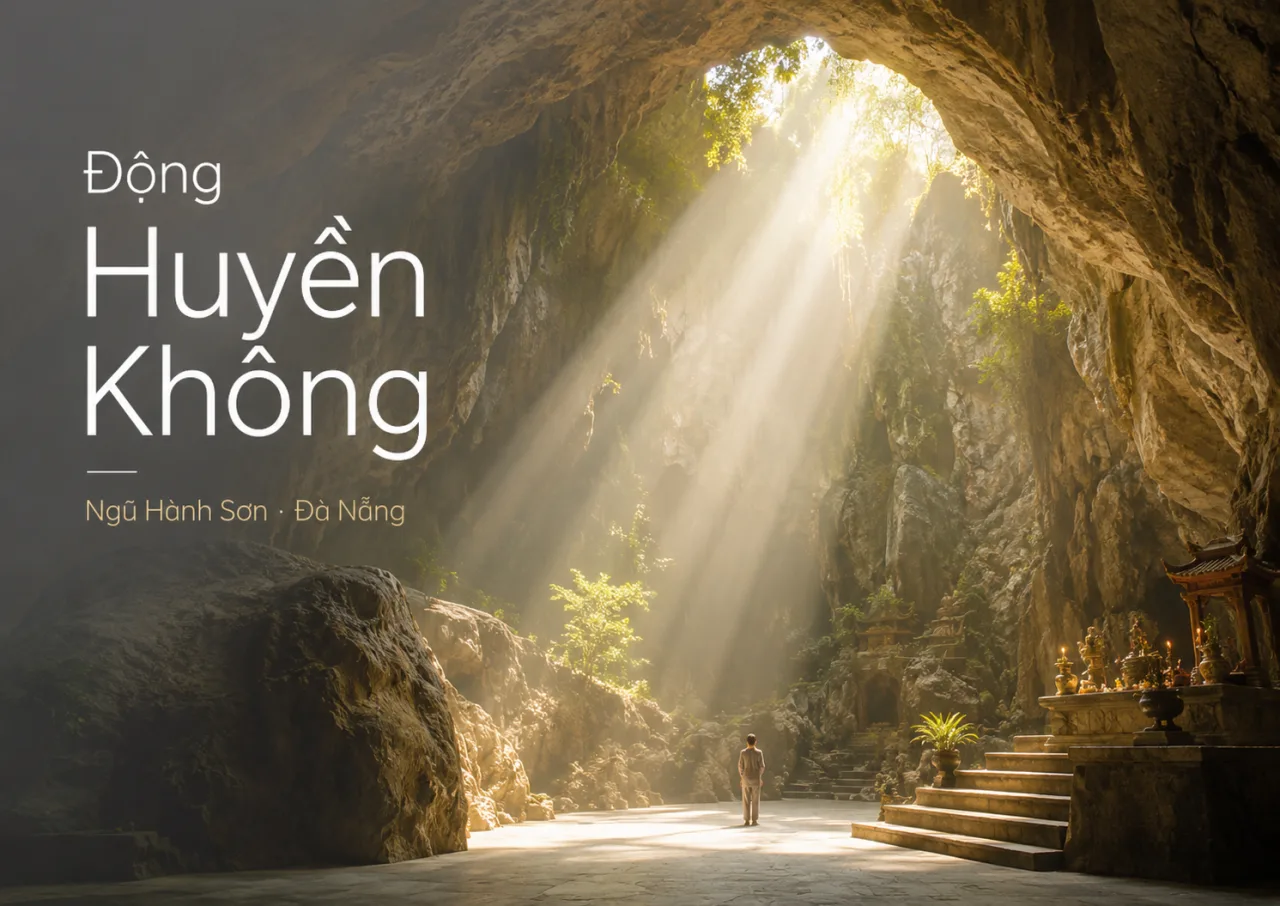 Động Huyền Không Đà Nẵng: Cẩm nang khám phá chốn linh thiêng đẹp bậc nhất Ngũ Hành Sơn