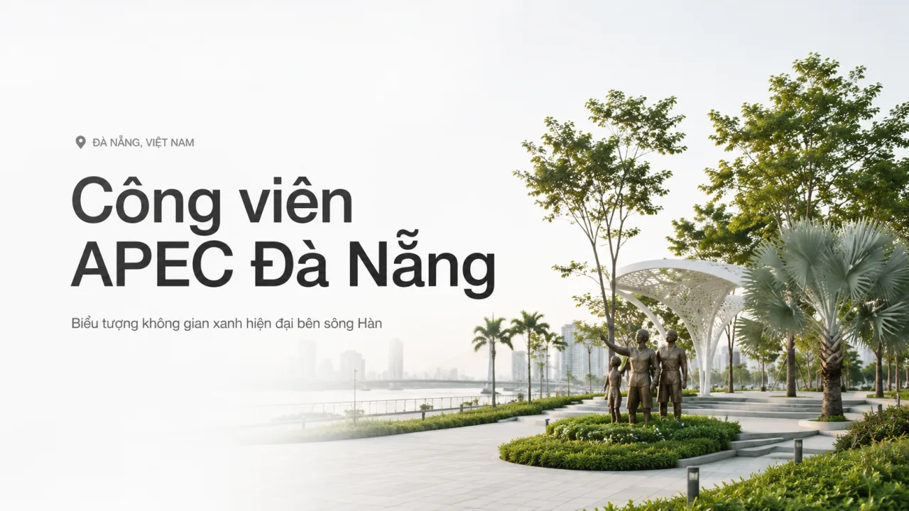 Công viên APEC Đà Nẵng: Biểu tượng “cánh diều bay cao” bên sông Hàn