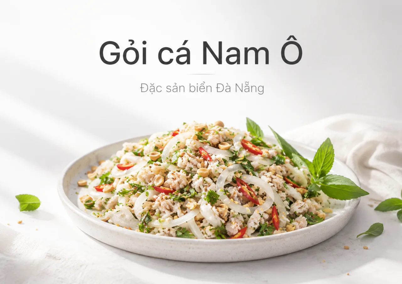 Gỏi cá Nam Ô – Đặc sản Đà Nẵng mang trọn vị biển, vị làng chài và vị thương nhớ