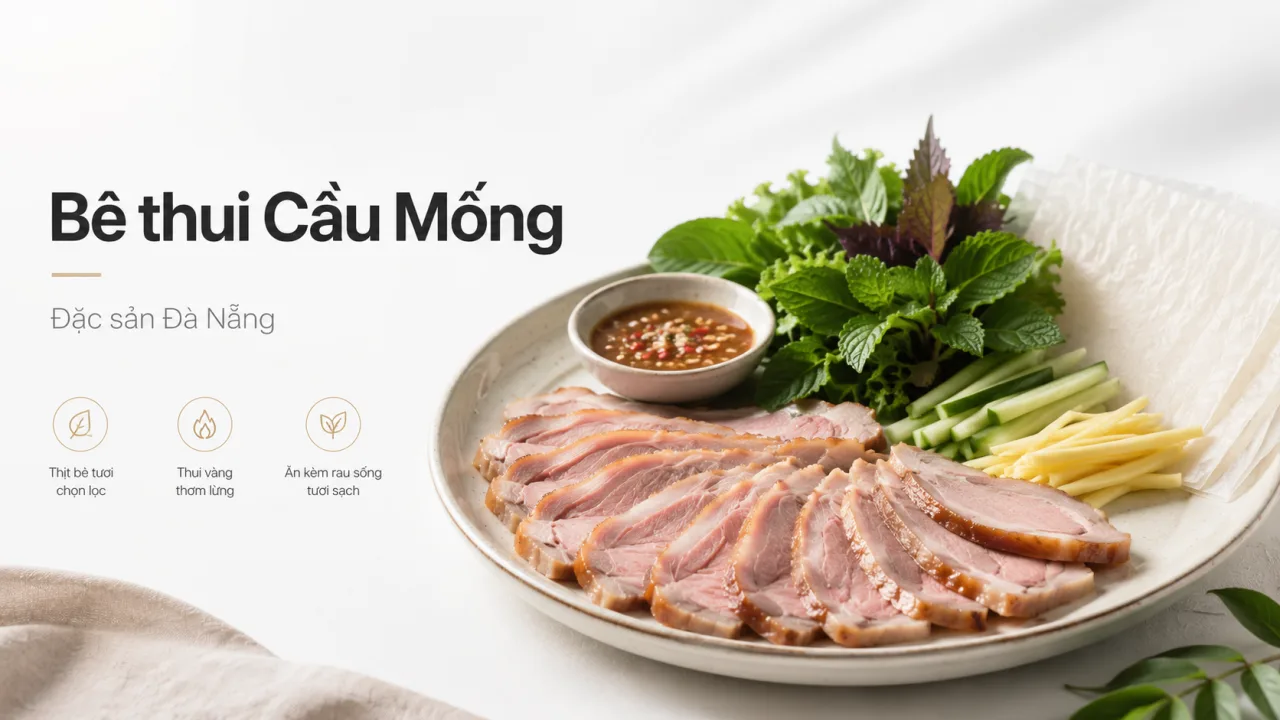 Bê thui Cầu Mống Đà Nẵng: Hương vị miền Trung mộc mạc, ăn một lần nhớ mãi