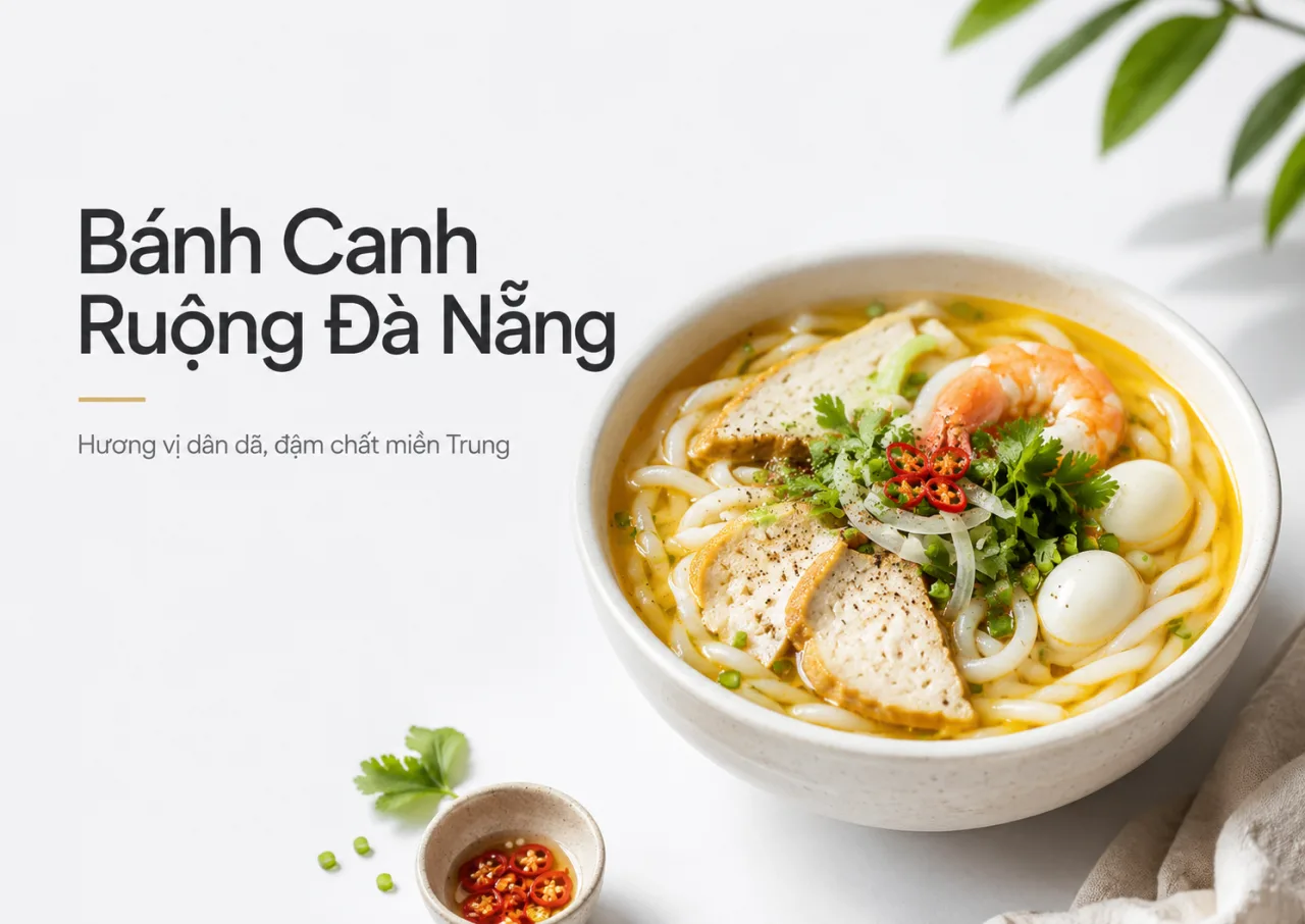 Bánh canh ruộng Đà Nẵng: Món ngon dân dã khiến du khách nhớ mãi