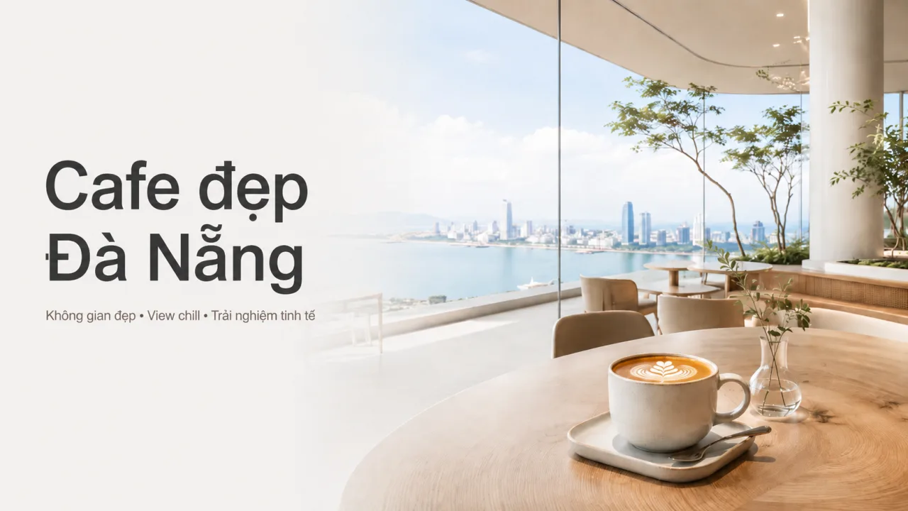 Cafe đẹp Đà Nẵng: Gợi ý những không gian đáng ghé cho một ngày thật nhẹ ở thành phố biển