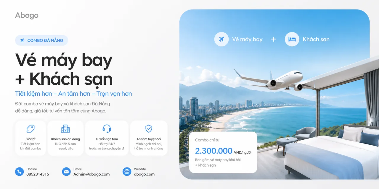 Combo Đà Nẵng Vé Máy Bay Khách Sạn – Giá, Review Và Kinh Nghiệm Đặt Trọn Gói Cùng Koaniva