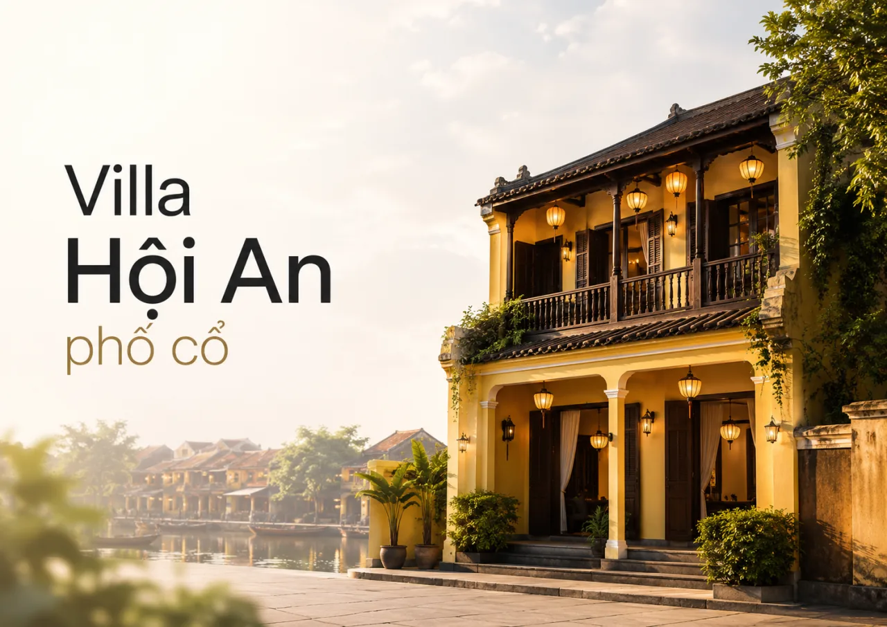 Villa Hội An phố cổ: Cách chọn nơi ở đẹp, riêng tư và thuận tiện để tận hưởng trọn vẹn Hội An