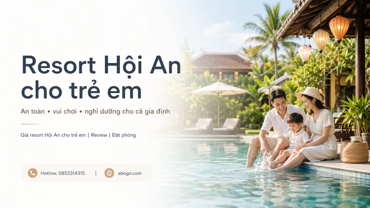 Resort Hội An Cho Trẻ Em: Kinh Nghiệm Chọn Nơi Nghỉ An Toàn, Vui Vẻ Và Dễ Chăm Bé
