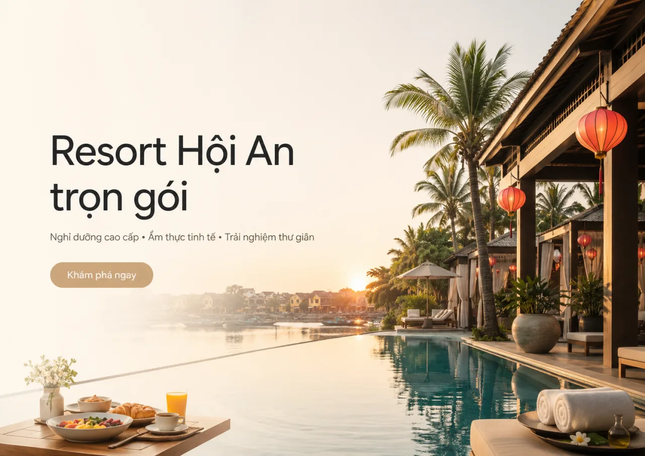 Resort Hội An trọn gói: Kỳ nghỉ nhẹ lòng, đủ đầy và tinh tế cùng Koaniva