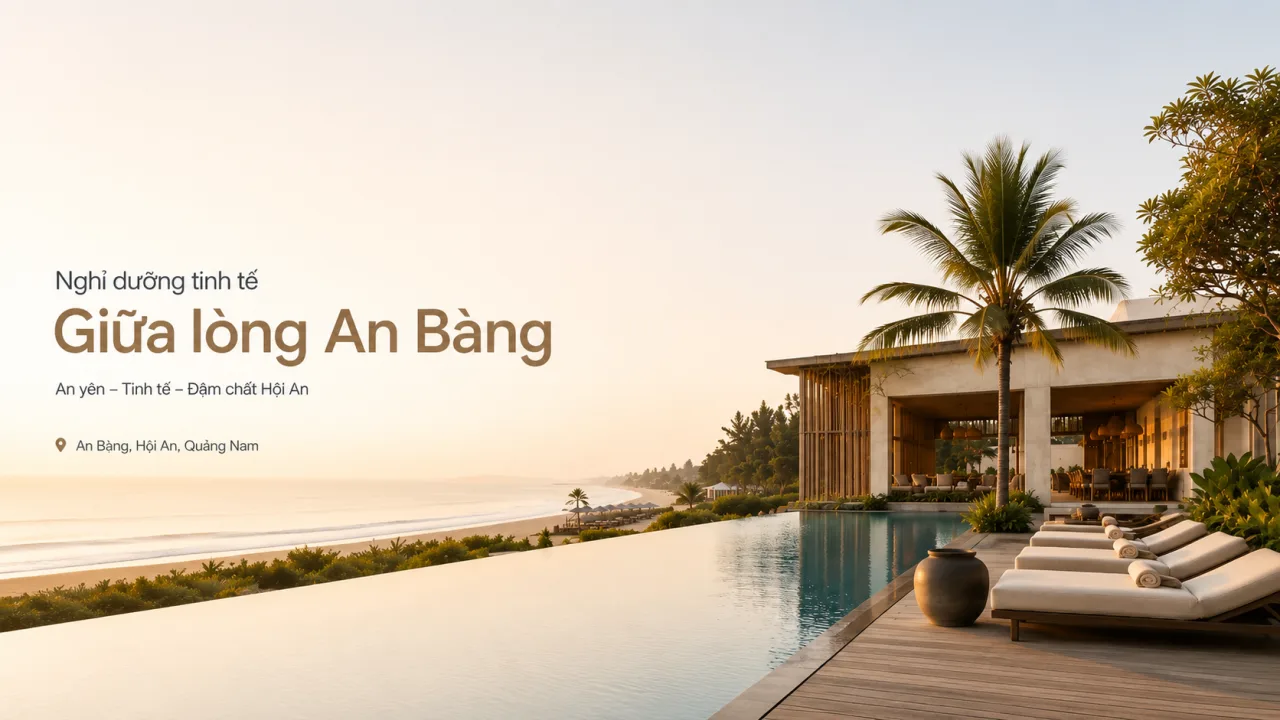 Resort Hội An An Bàng: Cách chọn nơi nghỉ gần biển đẹp, yên và đáng tiền