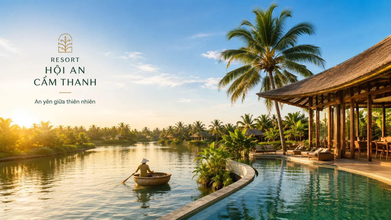 Resort Hội An Cẩm Thanh: Không gian nghỉ dưỡng xanh cho kỳ nghỉ thật sự được thở