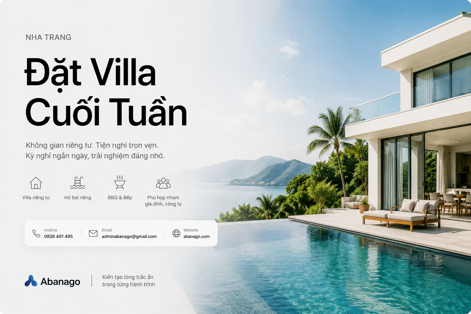 Đặt Villa Nha Trang Cuối Tuần: Kinh Nghiệm Chọn Villa Đẹp, Giá Tốt, Riêng Tư Cho Kỳ Nghỉ Ngắn Ngày