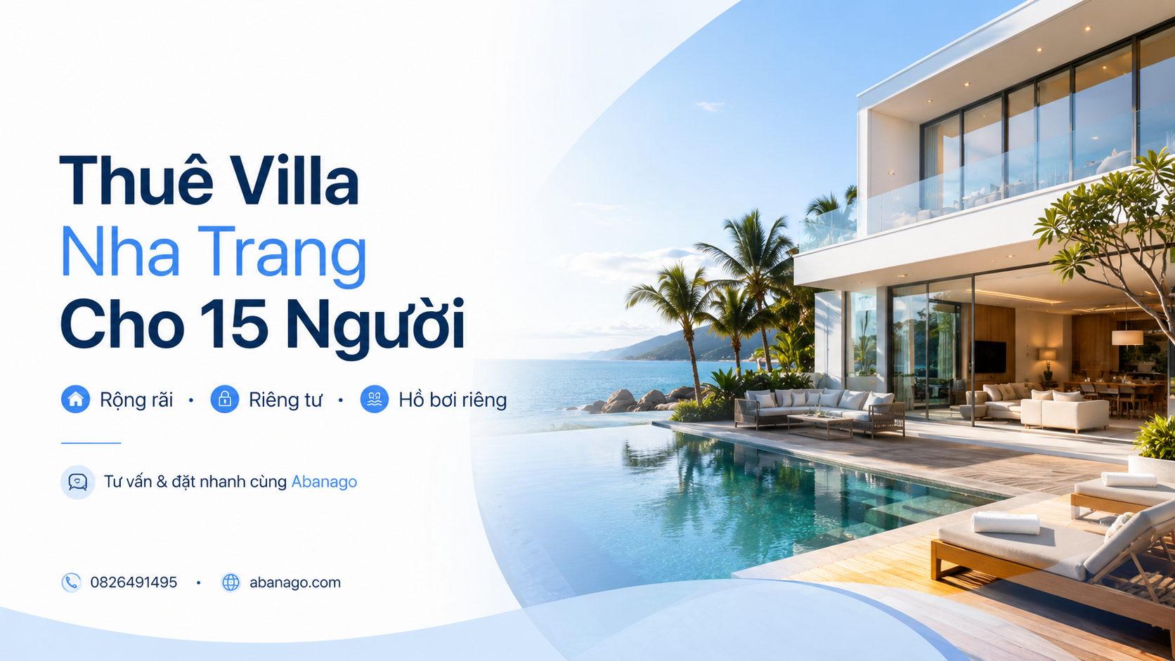Thuê Villa Nha Trang Cho 15 Người: Kinh Nghiệm Chọn Villa Rộng, Riêng Tư, Đúng Nhu Cầu Cùng Koaniva