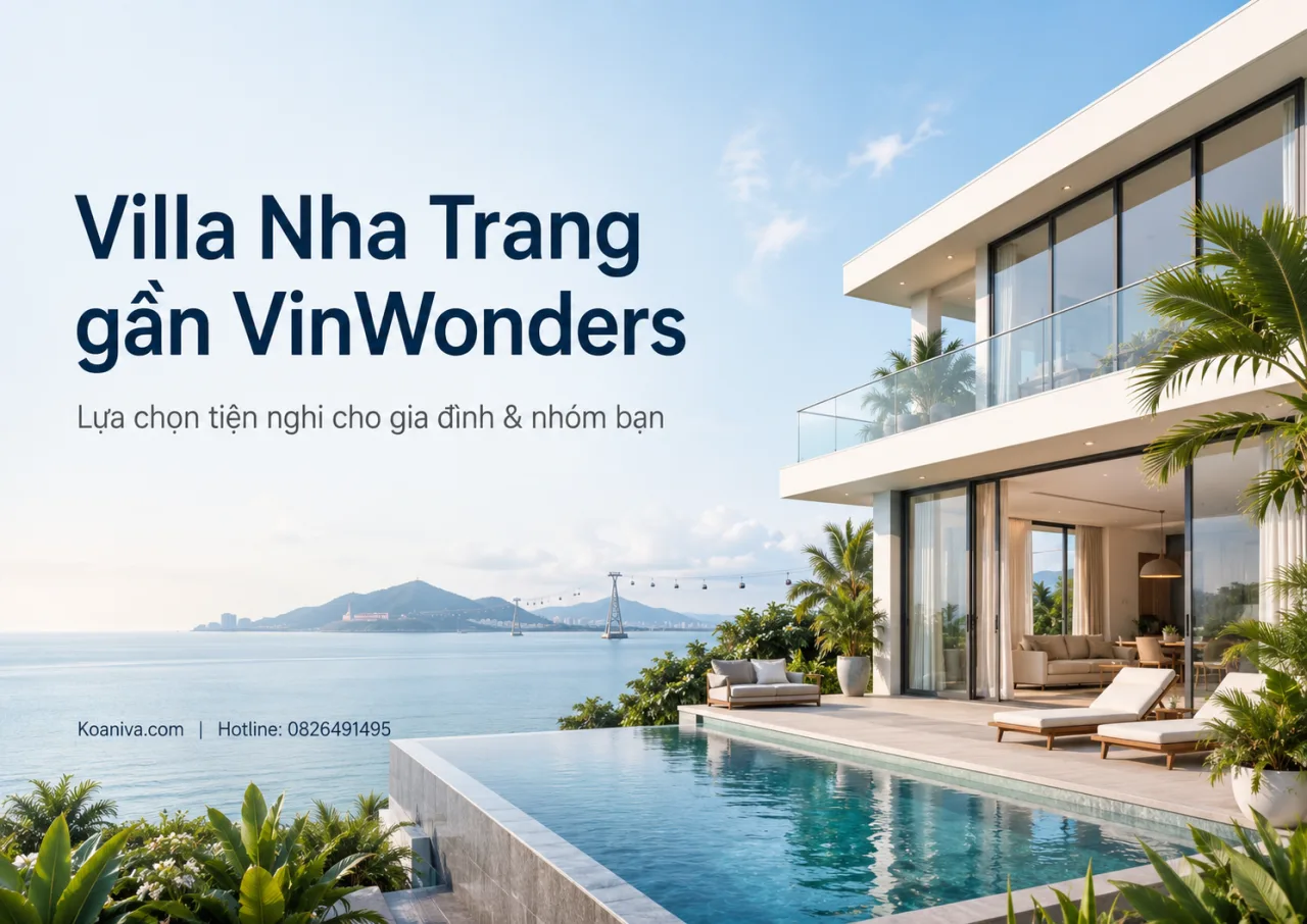 Villa Nha Trang gần VinWonders: Kinh nghiệm chọn đúng cho gia đình và nhóm bạn