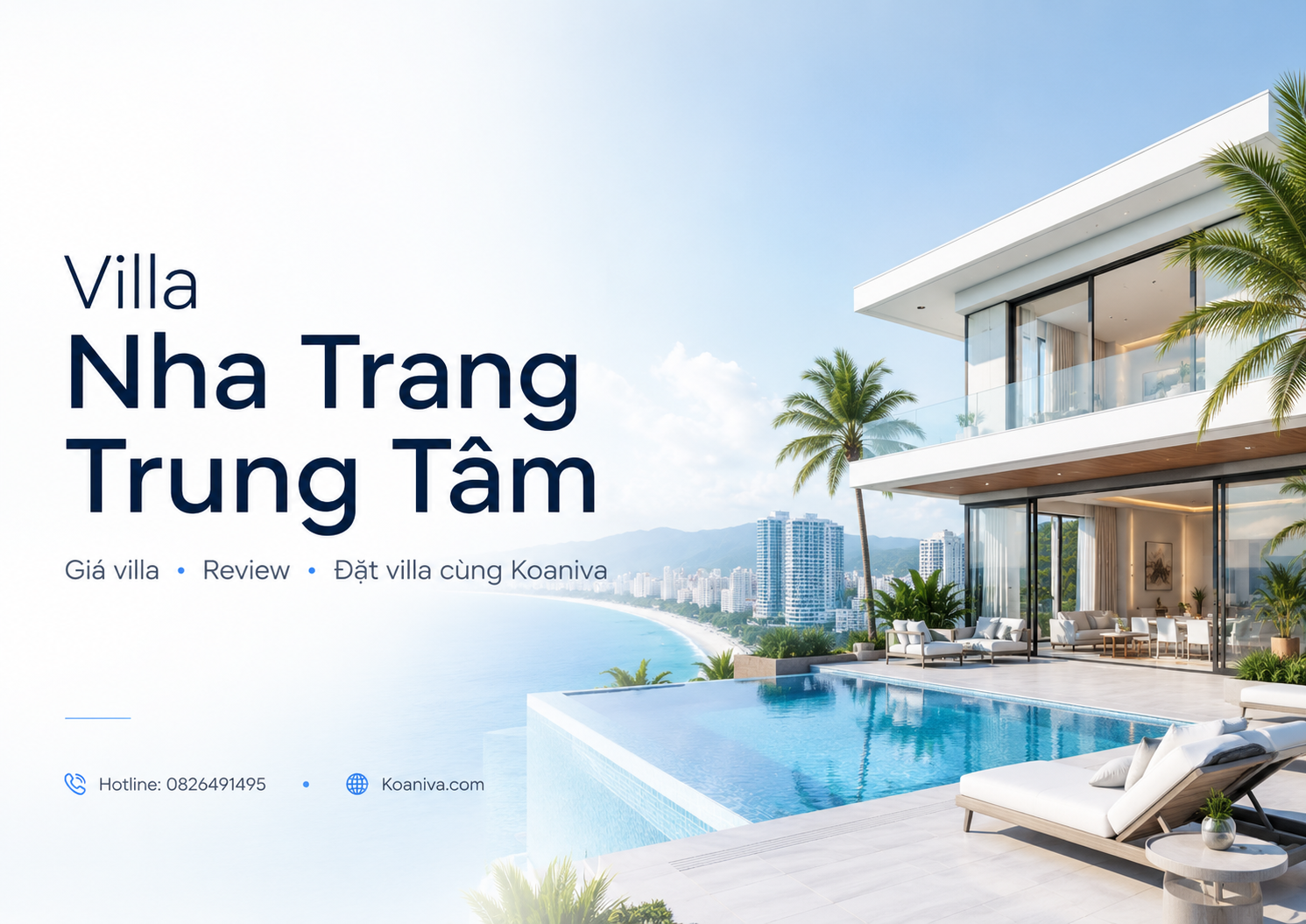 Villa Nha Trang trung tâm: Giá, review và kinh nghiệm đặt villa phù hợp