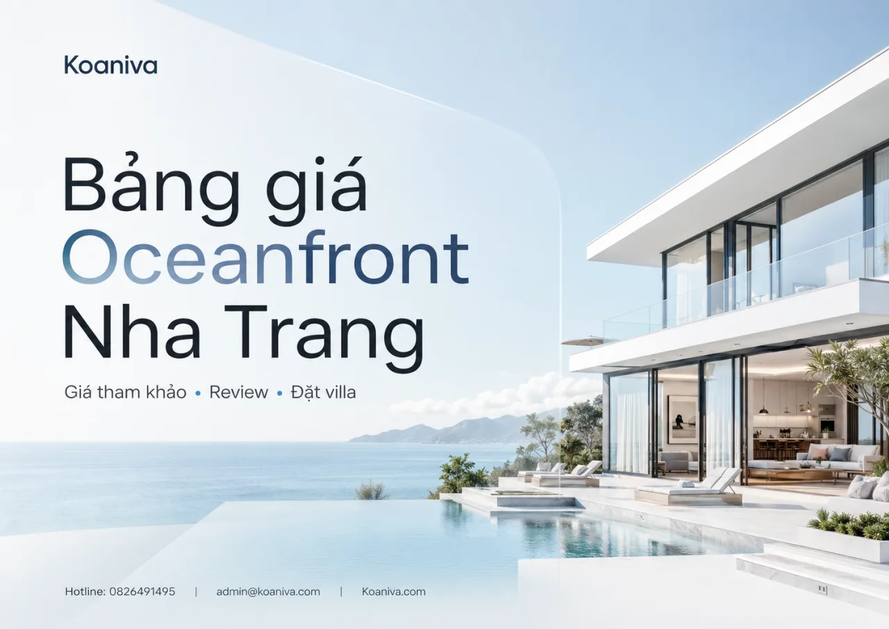 Bảng giá Oceanfront Nha Trang hiện nay bao nhiêu?