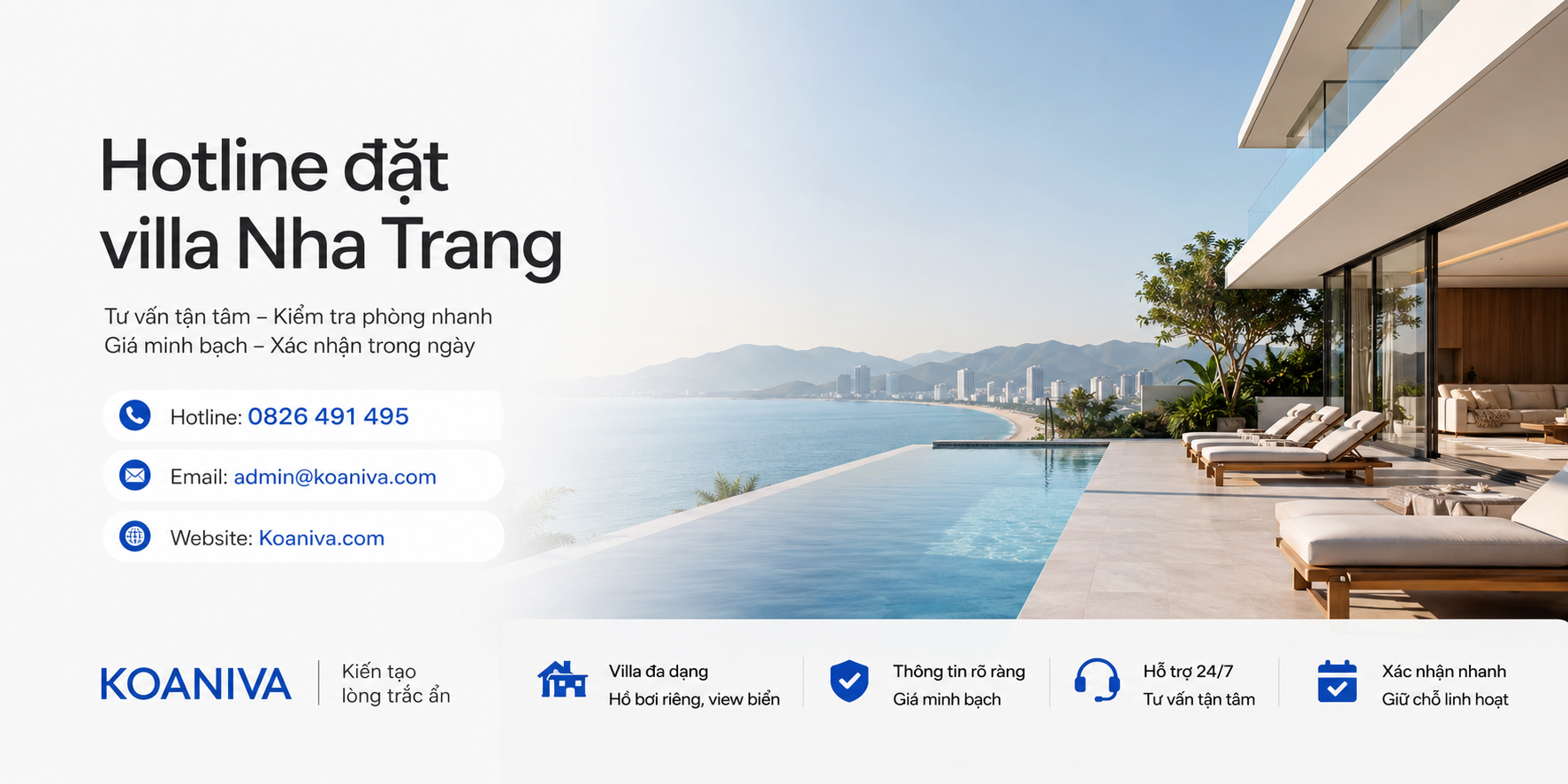 Hotline Đặt Villa Nha Trang: Tư Vấn Giá, Kiểm Tra Phòng Và Xác Nhận Nhanh