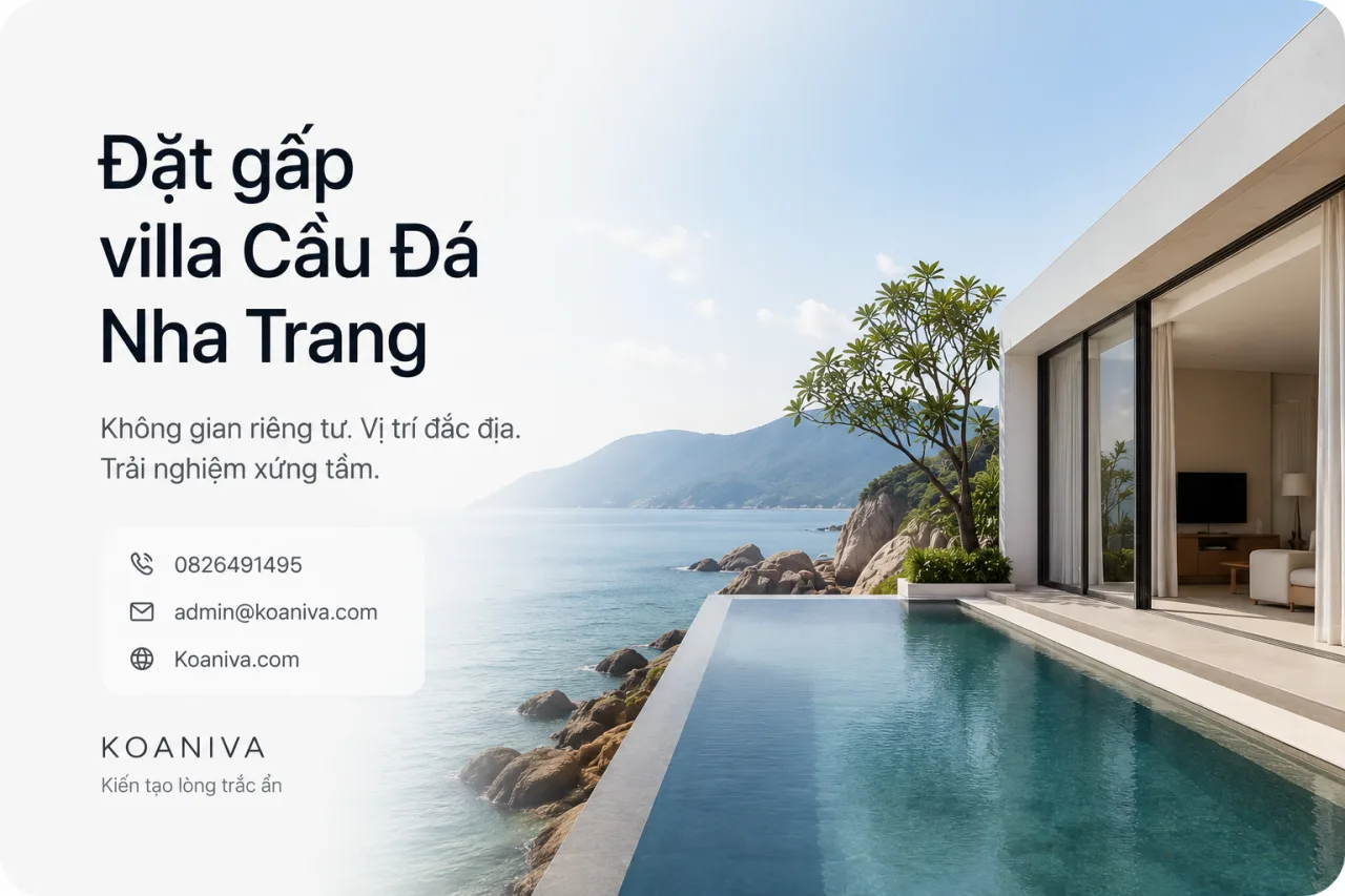 Đặt gấp villa Cầu Đá Nha Trang: Cách tìm căn phù hợp nhanh, hạn chế rủi ro