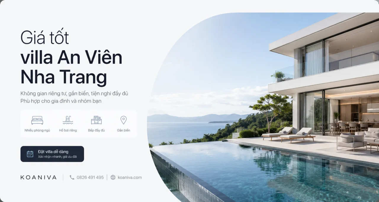 Giá tốt villa An Viên Nha Trang: Kinh nghiệm chọn đúng căn, đúng nhu cầu