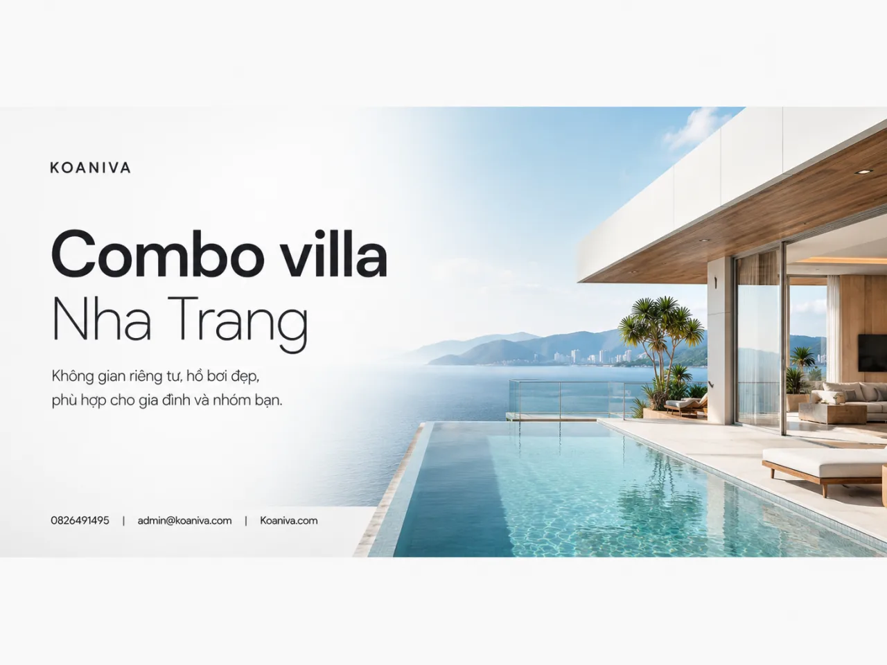 Combo villa Nha Trang: Giải pháp nghỉ dưỡng tiện lợi cho gia đình và nhóm đông người
