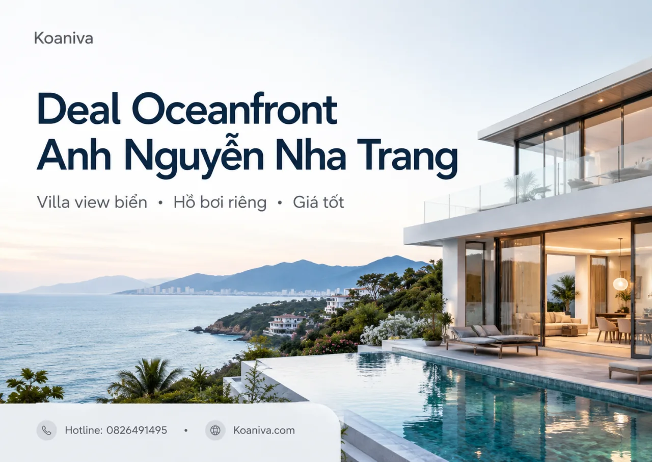 Deal Oceanfront Anh Nguyễn Nha Trang: Giá Tốt Cho Villa View Biển, Hồ Bơi Riêng