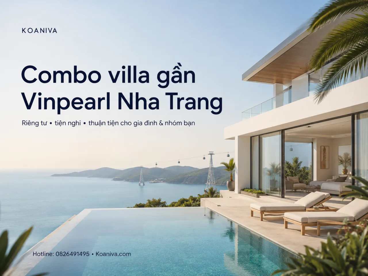 Combo villa gần Vinpearl Nha Trang: Giải pháp nghỉ dưỡng riêng tư cho gia đình và nhóm đông