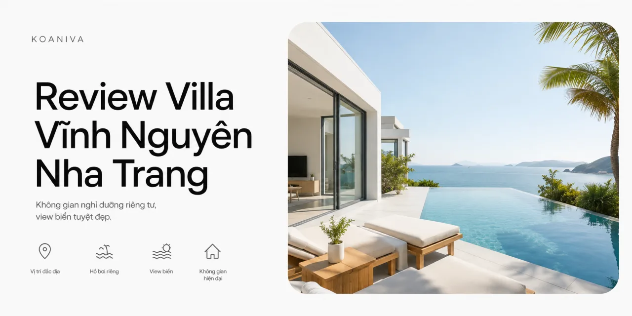 Review villa Vĩnh Nguyên Nha Trang: Có đáng đặt cho kỳ nghỉ biển?