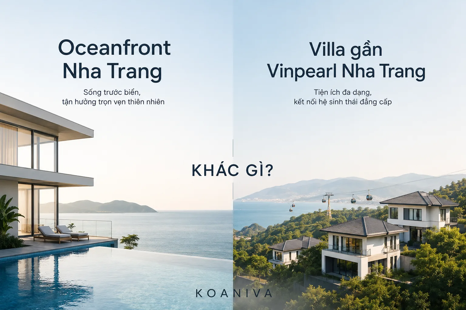  Oceanfront Nha Trang khác gì villa gần Vinpearl Nha Trang?