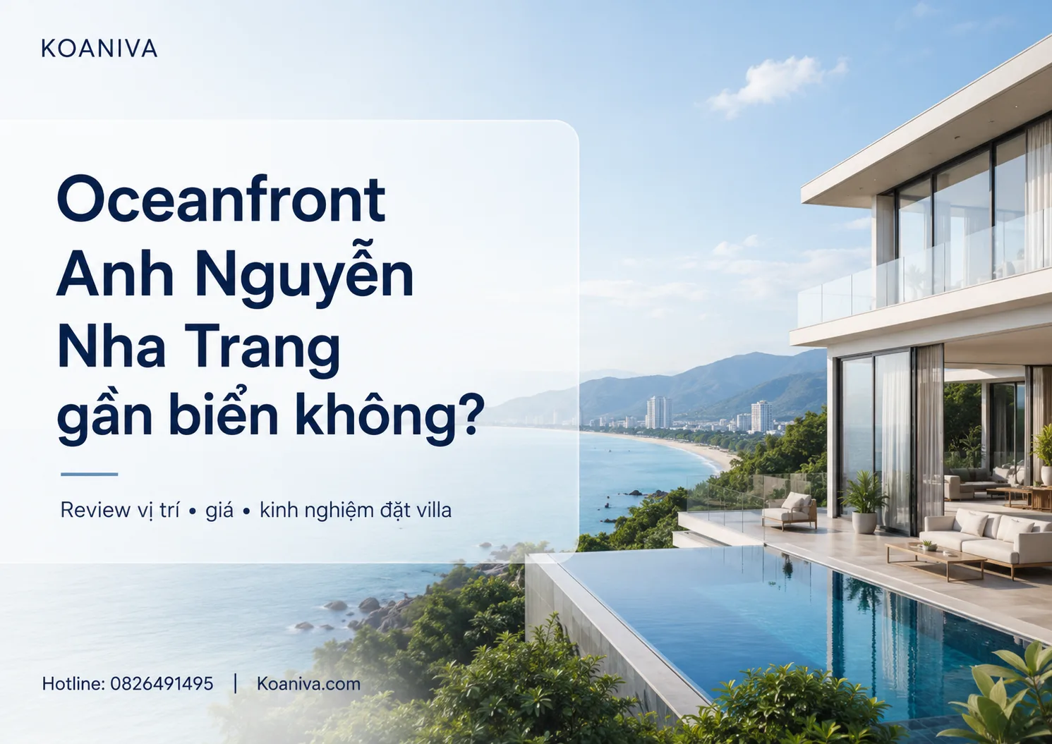 Oceanfront Anh Nguyễn Nha Trang gần biển không? Review vị trí, giá và kinh nghiệm đặt villa