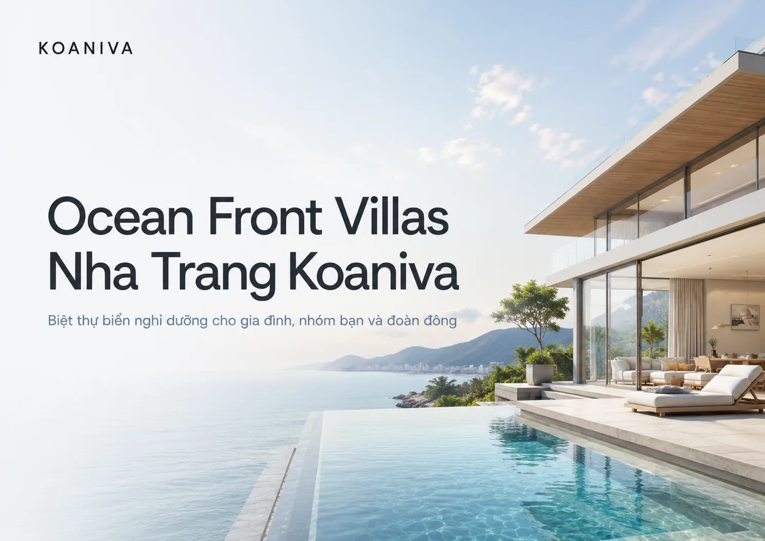 Ocean Front Villas Nha Trang Koaniva – Biệt thự biển dành cho gia đình và nhóm đông