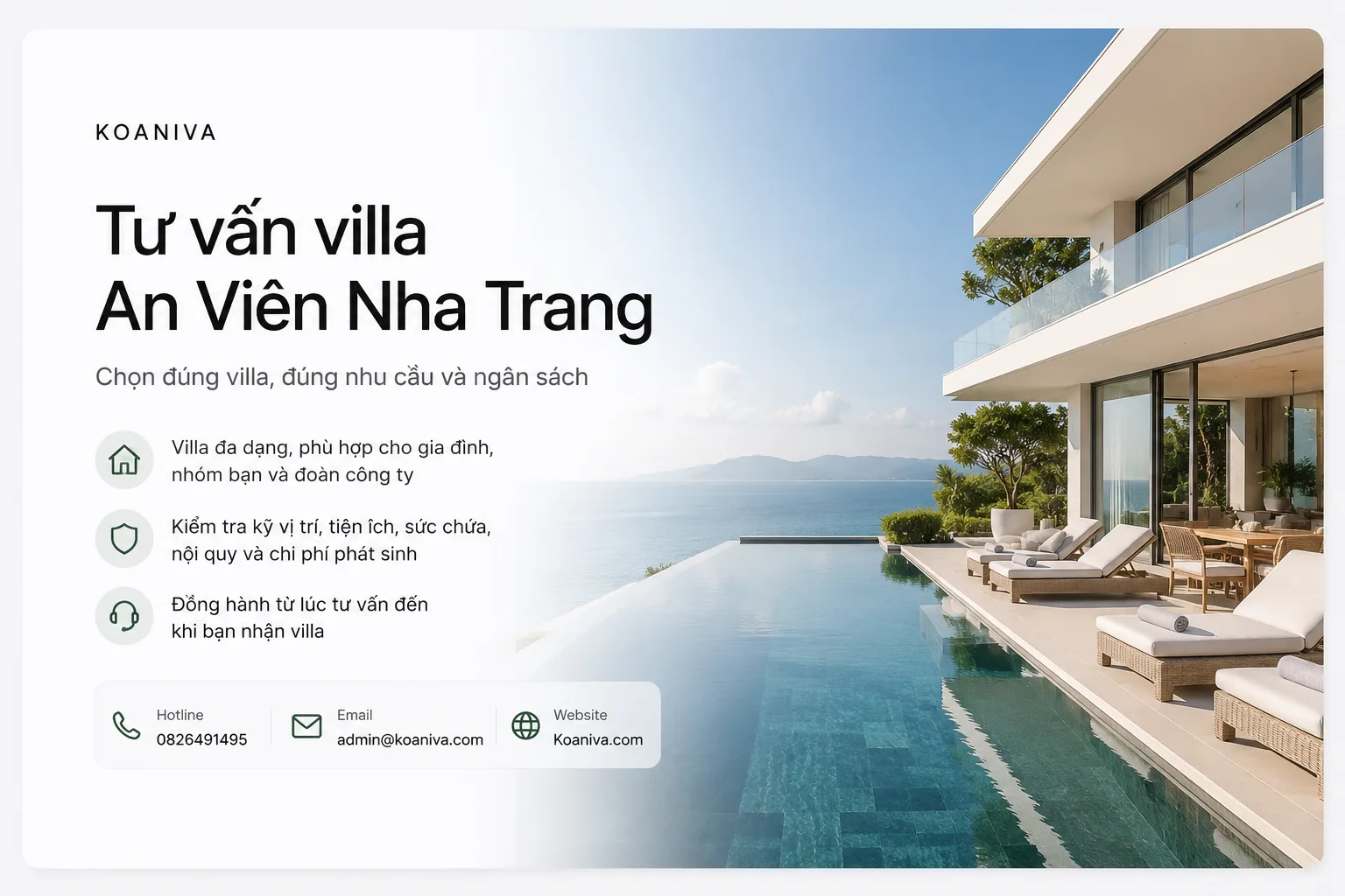 Tư vấn villa An Viên Nha Trang Koaniva | Chọn căn phù hợp