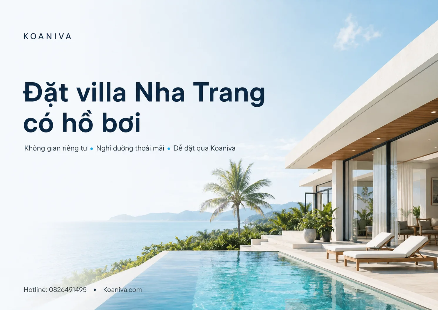 Đặt villa Nha Trang có hồ bơi qua Koaniva: Không chỉ là tìm một nơi để ở