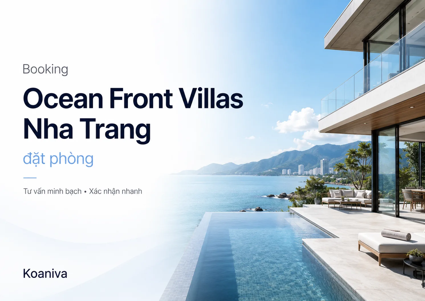 Booking Ocean Front Villas Nha Trang | Giá tốt, xác nhận nhanh cùng Koaniva