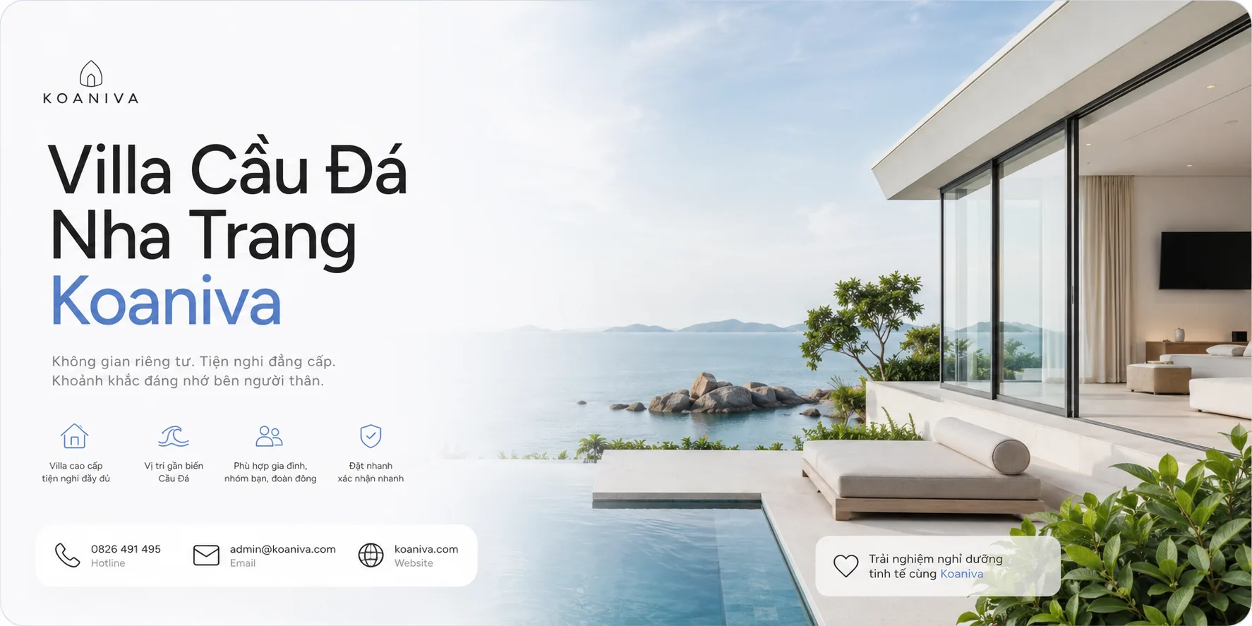 Villa Cầu Đá Nha Trang Koaniva – Giá, Review Và Đặt Villa Minh Bạch