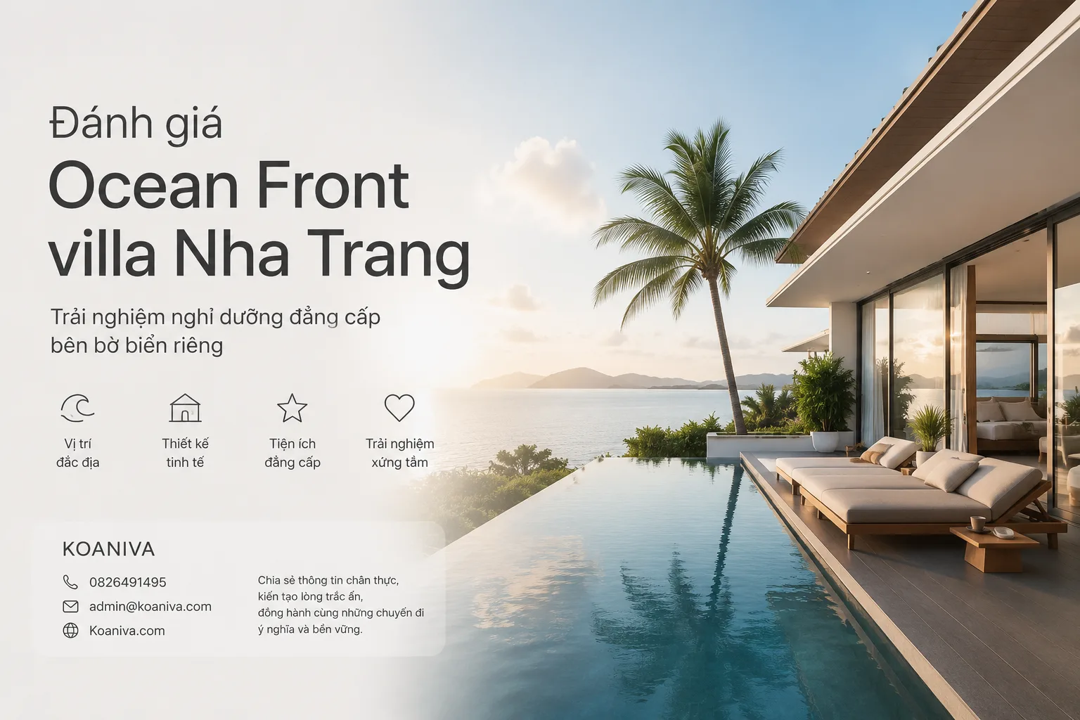 Đánh giá Ocean Front Villa Nha Trang: Có đáng đặt cho kỳ nghỉ gia đình, nhóm bạn?