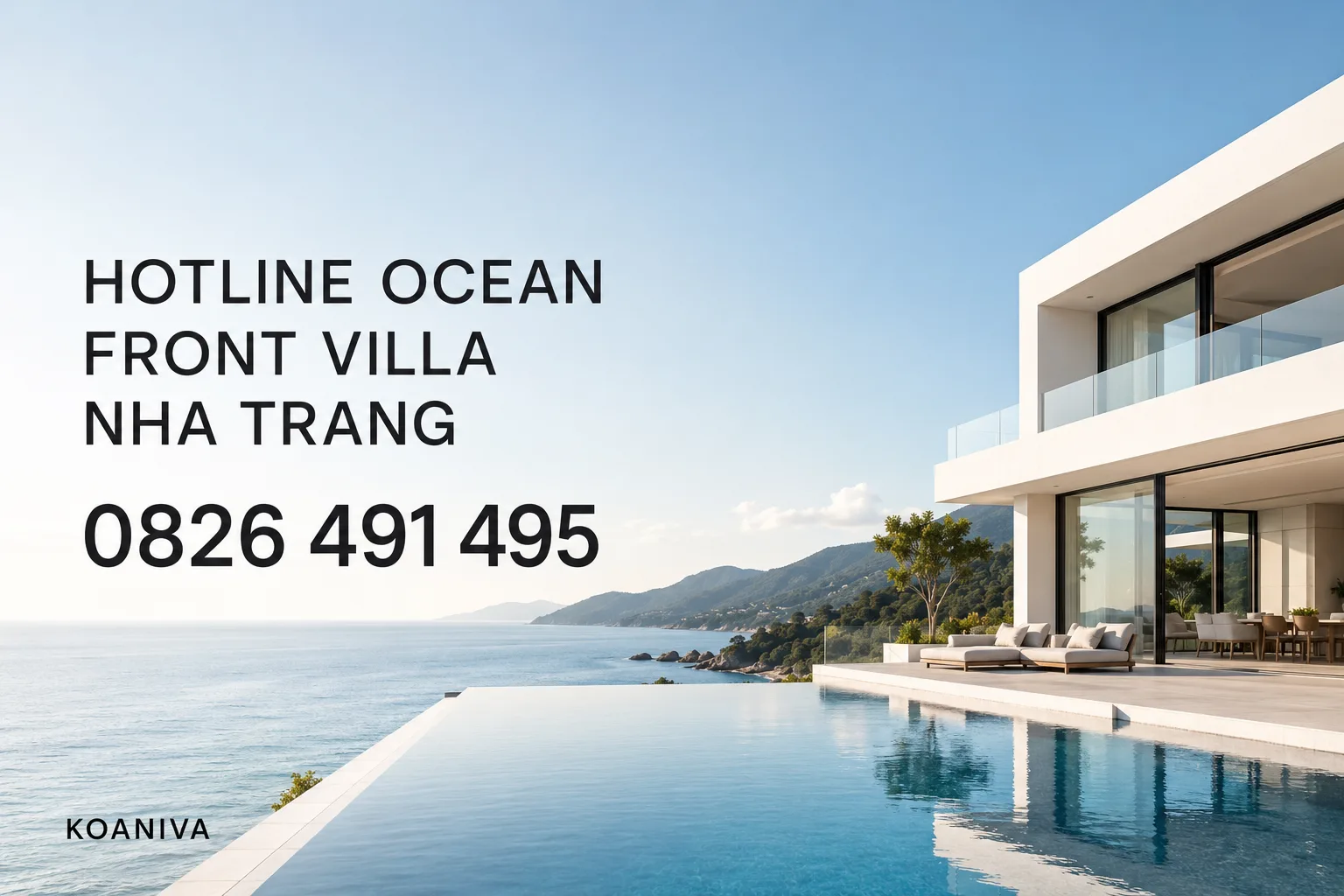 Hotline Ocean Front Villa Nha Trang: Liên hệ 0826491495 để kiểm tra lịch và giá
